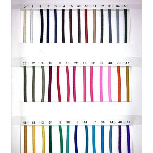 【50m巻】ウーリーゴム 丸ゴム Lサイズ(外径約3mm) 柔らかめ　(入園・入学準備に、ズボンや運動着、ヘアゴムに) (コピー)